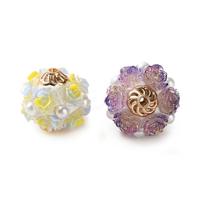 Handmade Polymer Clay Indonesia Beads IPDL-H001-02KCG-1