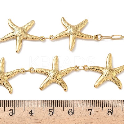 Ocean 304 Stainless Steel Link Chain Necklaces for Women LS-NJEW-A060-01B-G-1