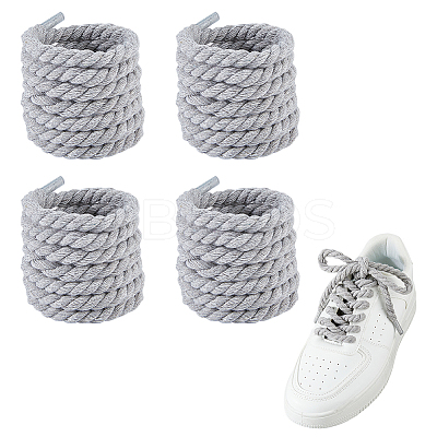 4 Pairs Cotton Shoelaces FIND-FH0012-04A-1