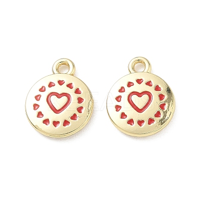 Alloy Enamel Pendants FIND-D044-10G-1