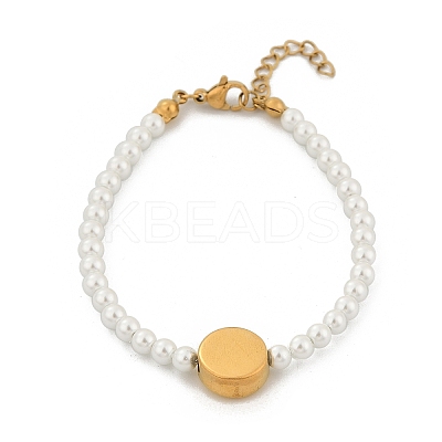 Plastic Imitation Pearl Beads Bracelets for Women BJEW-M056-10G-03-1