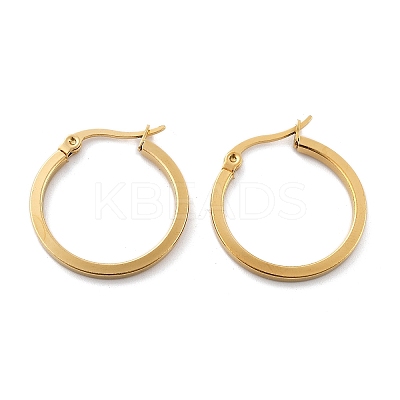 201 Stainless Steel Hoop Earrings EJEW-P304-14B-G-1