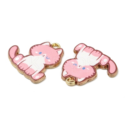 Alloy Enamel Pendants FIND-C037-20G-04-1