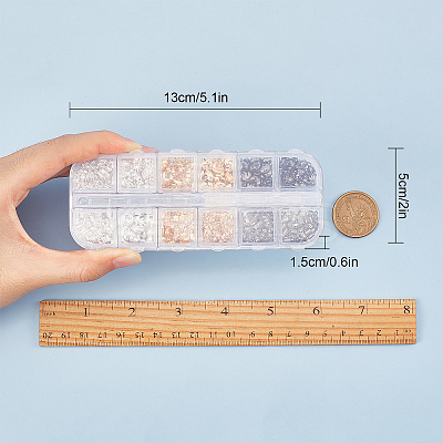 900Pcs 3 Colors Ending Findings Kits for DIY Jewelry KK-SC0001-89-1