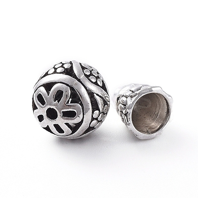 Tibetan Style Alloy 3-Hole Guru Bead Sets PALLOY-TAC0009-36AS-1