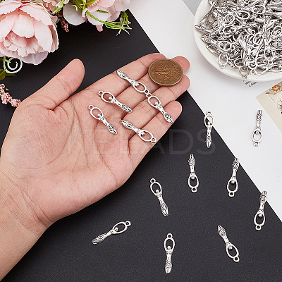 60Pcs Tibetan Style Alloy Pendants FIND-GA0008-22-1