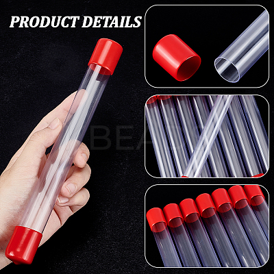 Transparent PVC Plastic Bead Storage Tubes LS-AJEW-WH0348-767A-1
