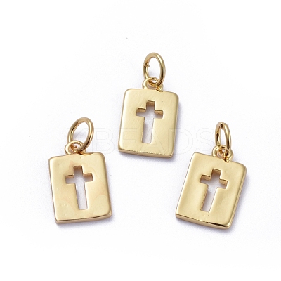 Brass Pendants KK-G387-02G-1