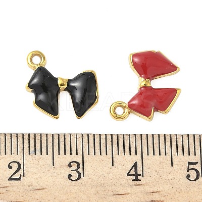 304 Stainless Steel Enamel Pendants STAS-I346-44G-01-1