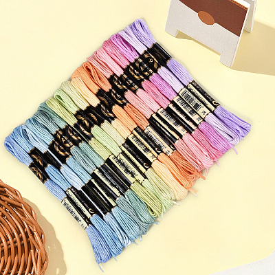 Polyester Embroidery Threads OCOR-WH20074-13B-02C-1