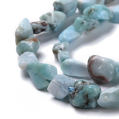 Natural Larimar Beads Strands LS-G-K203-91-1
