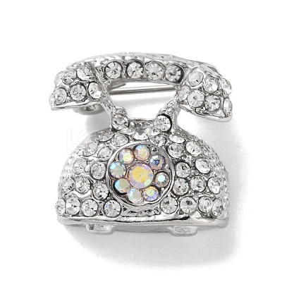 Fashion Platinum Zinc Alloy Enamel Pins LS-JEWB-D068-01P-06-1