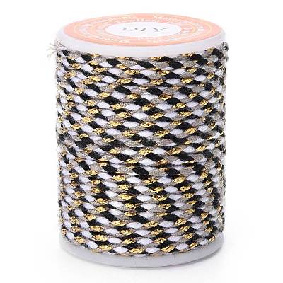 4-Ply Polycotton Cord with Metallic Thread OCOR-Z003-D38-1