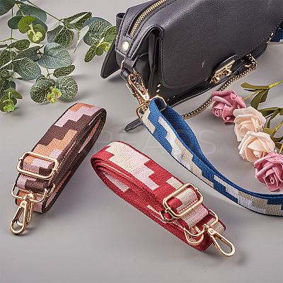 3Pcs 3 Colors Polyester Bag Strap FIND-BT0001-11-1