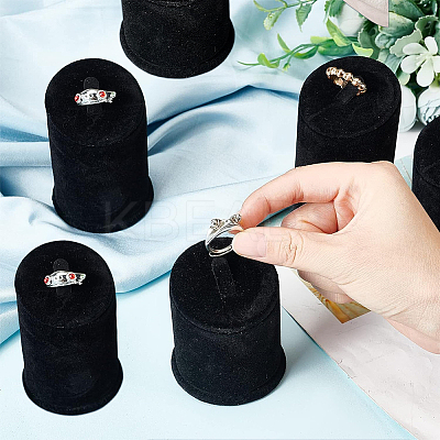 6Pcs 3 Sizes Velvet Ring Displays RDIS-FG0001-31-1