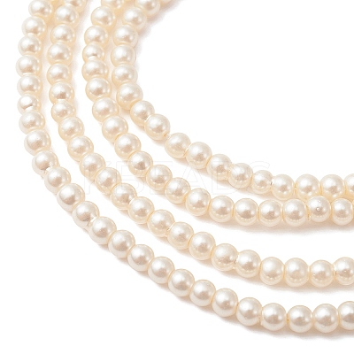 Glass Pearl Beads Strands HY-YW0001-07-1