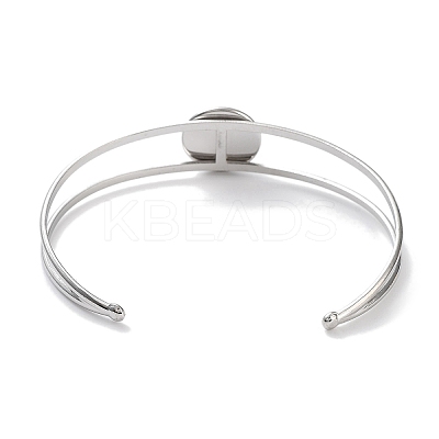 Non-Tarnish 304 Stainless Steel Bracelets Setting Making BJEW-B090-03A-P-1