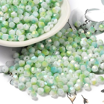 Two Tone Baking Paint Glass Seed Beads SEED-C004-03E-1