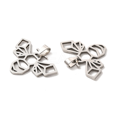 Non-Tarnish 201 Stainless Steel Pendants STAS-K251-039P-1