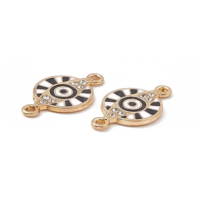 Alloy Crystal Rhinestone Connector Charms FIND-C019-52KCG-1