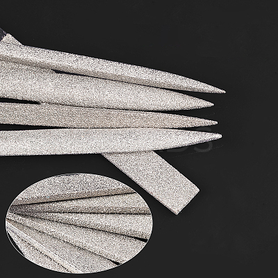 10pcs 10 Styles Silicon Carbide Diamond Files Set WOCR-PW0001-314B-1
