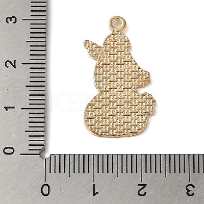 Thanksgiving Day Golden Tone Alloy Enamel Pendants ENAM-M002-02P-G-1