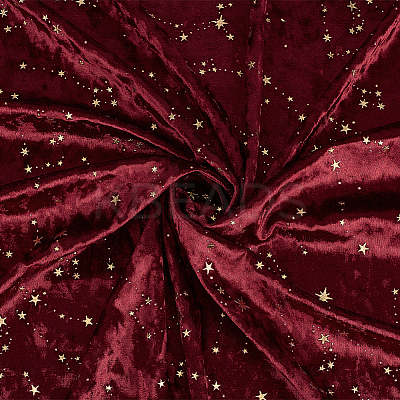 1M Velvet Spandex Fabric DIY-BC0017-52C-1