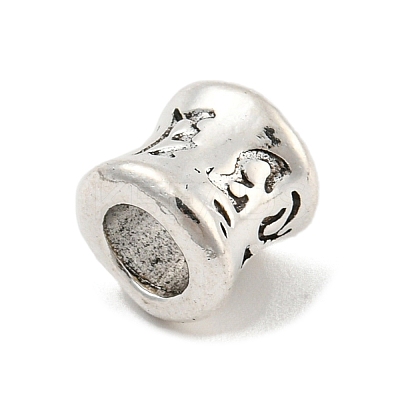 Tibetan Style Alloy European Beads FIND-M011-17AS-1