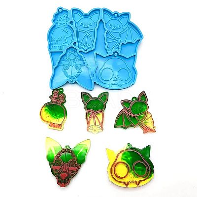 Bat & Skull DIY Pendant Silicone Molds SIMO-H004-17-1