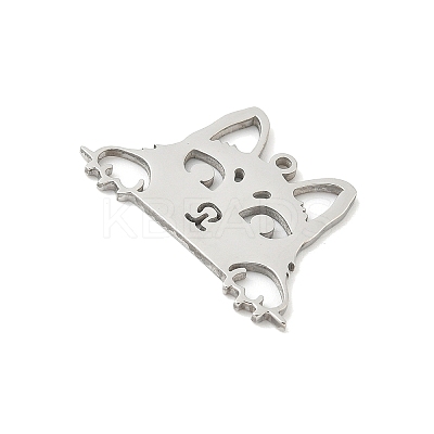 304 Stainless Steel Pendants STAS-F326-08A-P-1