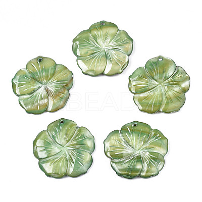 Natural Freshwater Shell Pendants X-SHEL-S276-164-1