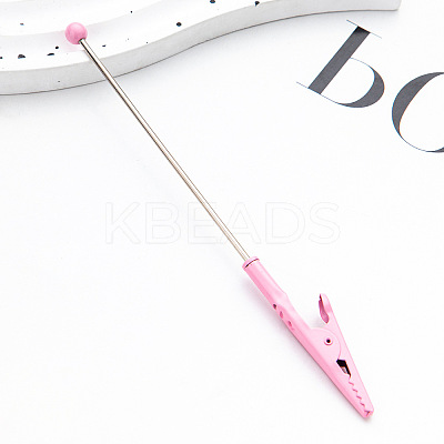 Spray Painted Iron Bracelet Tool Jewelry Helper Alligator Clip AJEW-A053-01E-1
