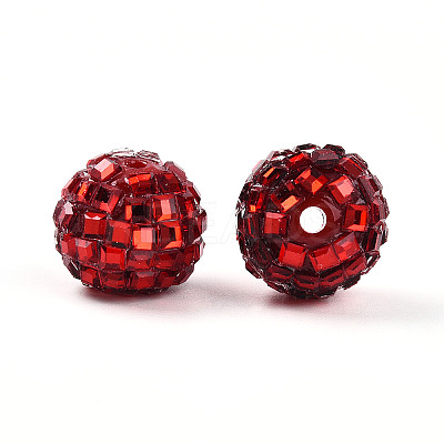 Acrylic Rhinestone Beads OACR-D307-01J-20MM-1