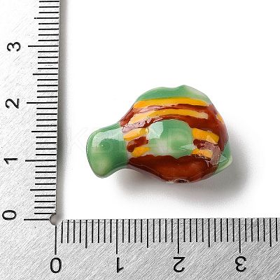 Handmade Porcelain Beads PORC-Z006-02D-1