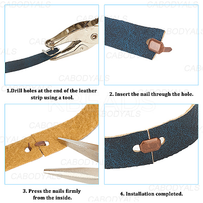 180Pcs 6 Colors Rectangle Brass Belt Loop Fastener KK-CY0001-11-1