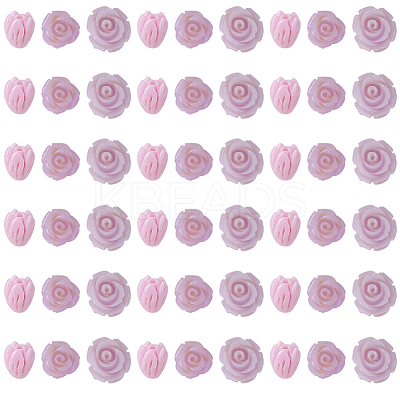 60Pcs 3 Styles Dyed Synthetic Coral Carved Beads CORA-SC0001-21B-1