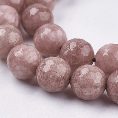 Natural White Jade Bead Strands X-G-R166-10mm-16-1
