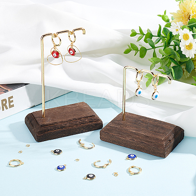 DIY Colorful Evil Eye Earring Making Kit DIY-AR0002-84-1