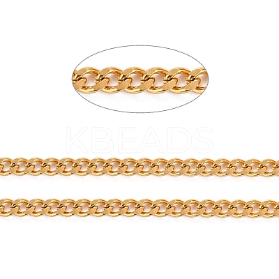 PVD Vacuum Plating 304 Stainless Steel Cuban Link Chains CHS-K016-03A-G-1