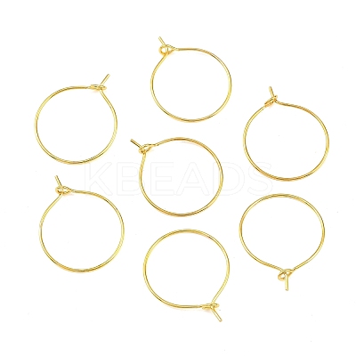 Brass Wine Glass Charm Rings EC067-1G-1