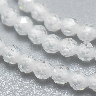 Cubic Zirconia Beads Strands G-G792-47-01A-1