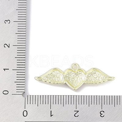 Rack Plating Alloy Enamel Pendants PALLOY-F018-33G-02-1