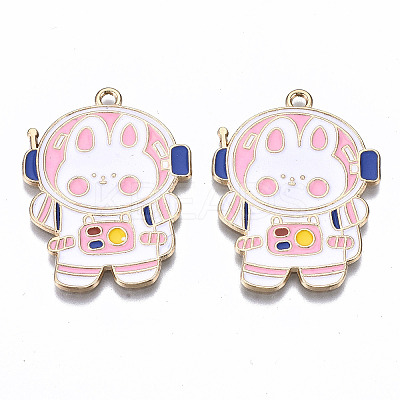Alloy Enamel Pendants ENAM-S127-018-RS-1