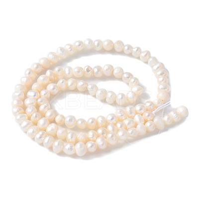 Natural Cultured Freshwater Pearl Beads Strands PEAR-I007-07L-01-1