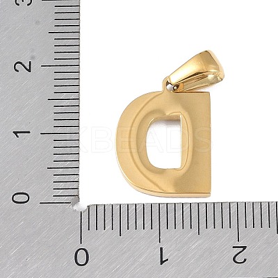 Natural White Shell Alphabet Pendants STAS-M338-02G-D-1