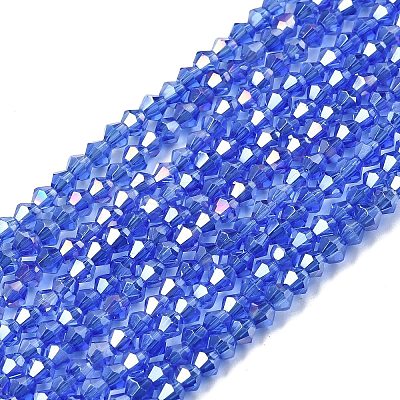 Glass Beads Strands EGLA-S056-3mm-02-1