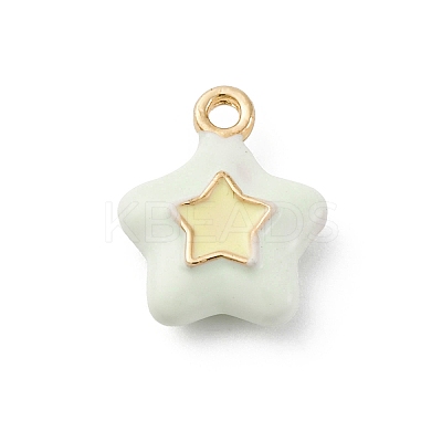 Alloy Enamel Charms ENAM-E362-08E-1