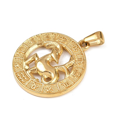 304 Stainless Steel Pendants STAS-C131-03G-06-1