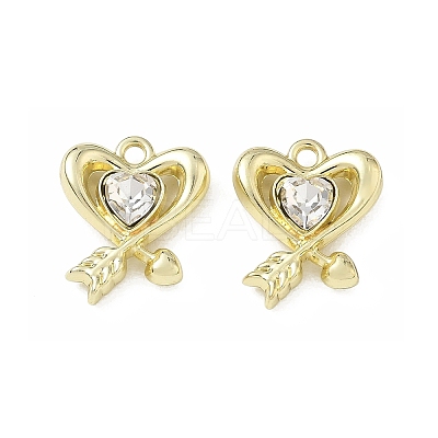 Alloy Rhinestone Pendants RB-CBA7D90-02G-1