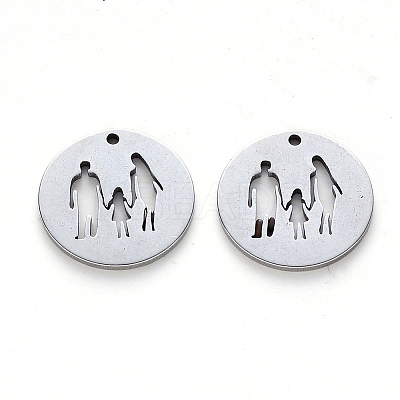 Non-Tarnish 304 Stainless Steel Pendants LS-STAS-N092-34-1